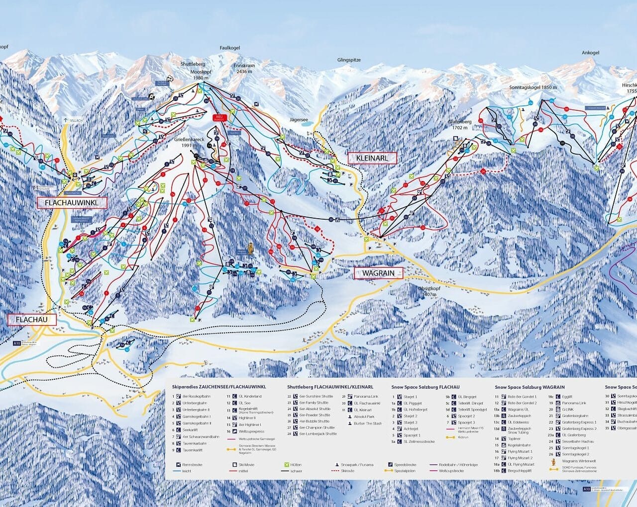 Hofgut-Wagrain-Apartment-Erleben-im-Winter-Skiamadé-Panorama-Winter