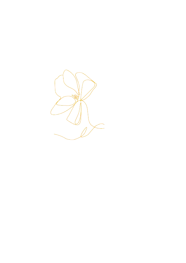 Blüten Lineart